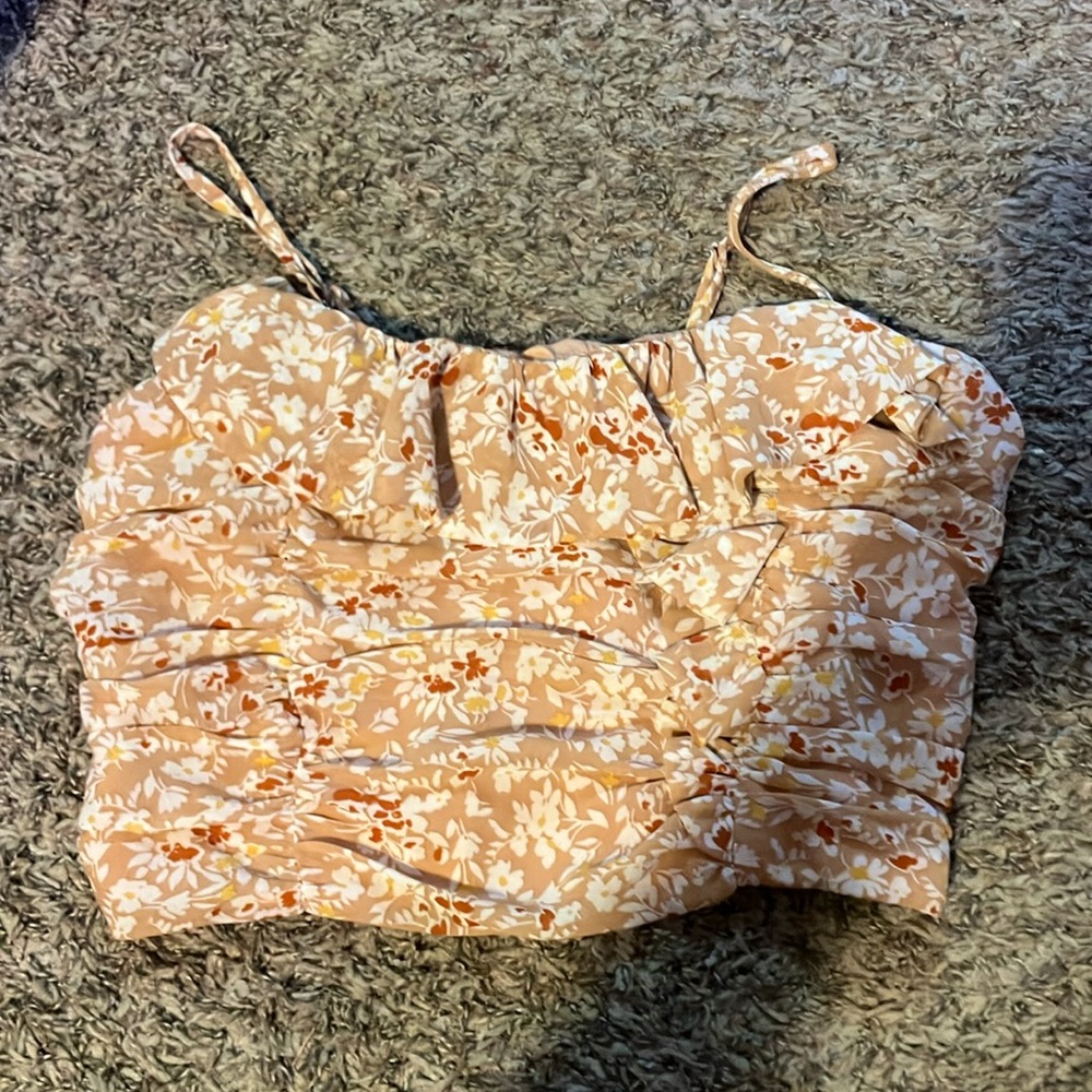 This is a cropped tank top